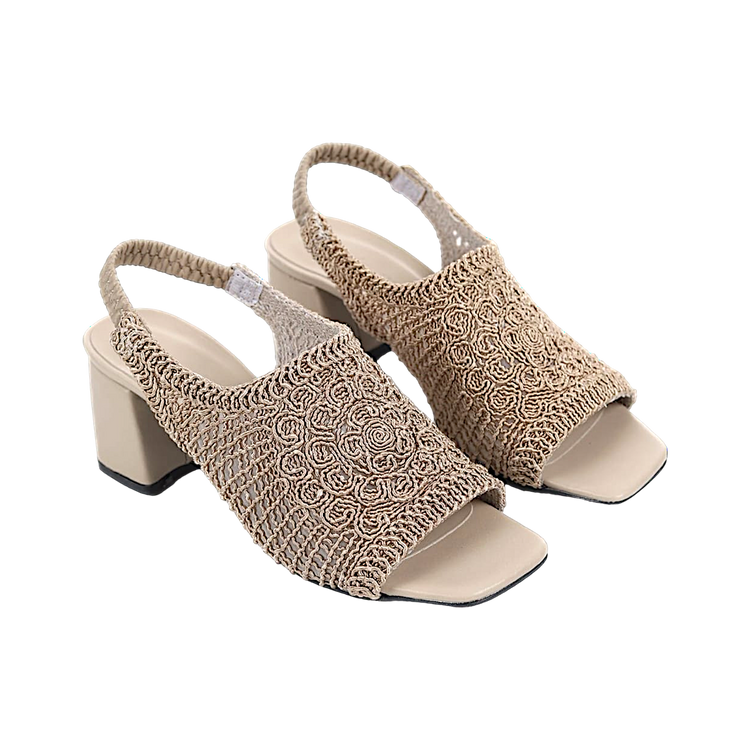 handmade woven tricot sandals